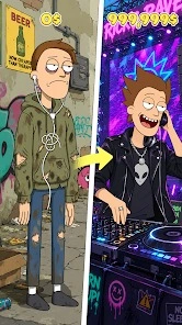 Скриншот игрового процесса DJ Life: Idle Music Clicker 2