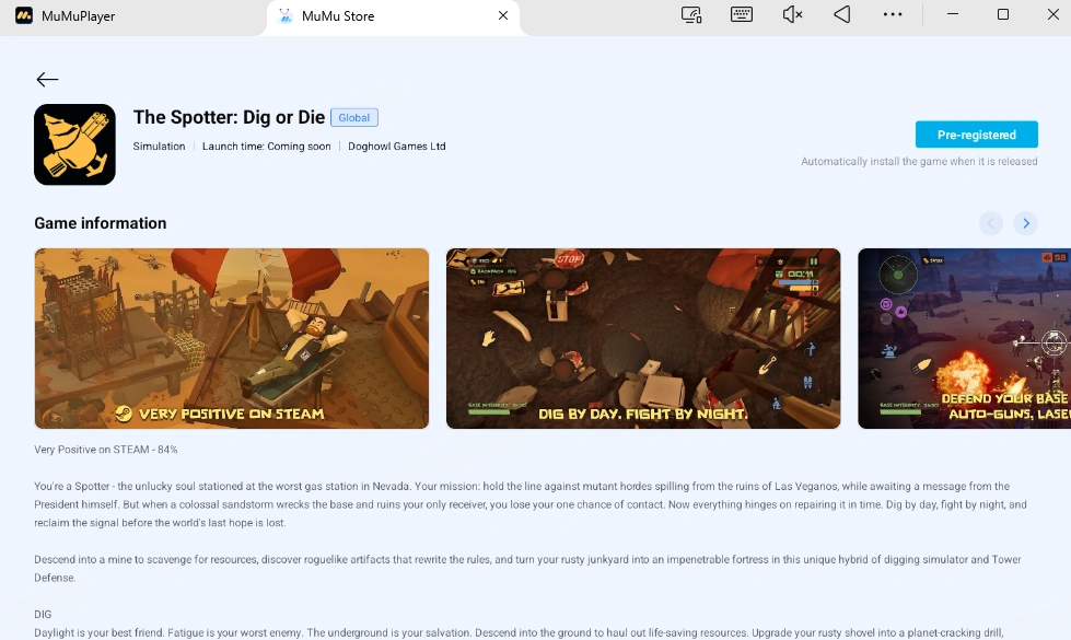 Играть в The Spotter: Dig or Die на ПК и Mac