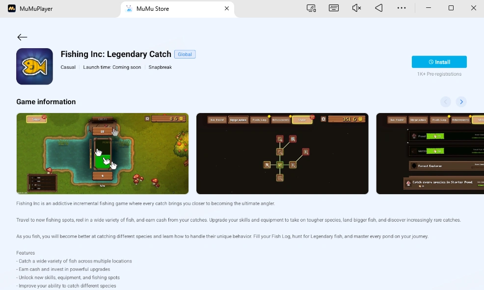 在 PC 和 Mac 上遊玩 Fishing Inc: Legendary Catch