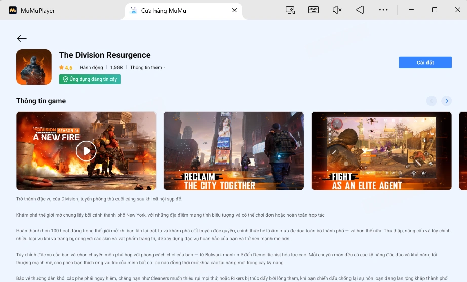 The Division Resurgence tr&ecirc;n PC hoặc Mac